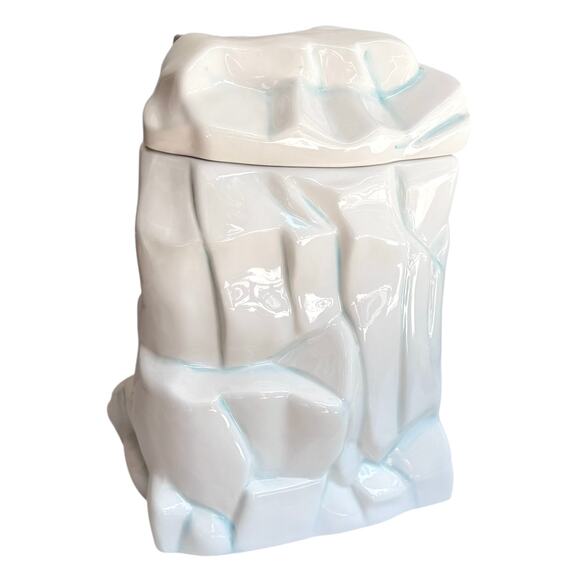 Coca Cola POLAR BEAR COOKIE JAR Work Of Art Gibson 2000 Coke Bottle Canister Lid - Picture 2 of 10